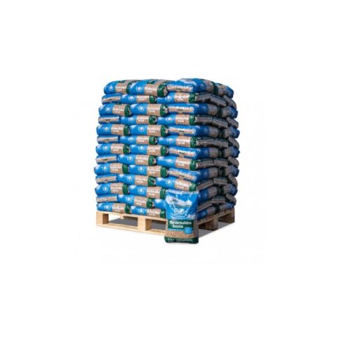 Granulés BOIS EO2 palette de 66 Sacs 15 kg