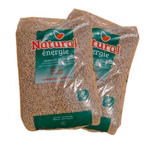 Natural Energie Palette 65 Sacs de 15 kg de granulés de bois