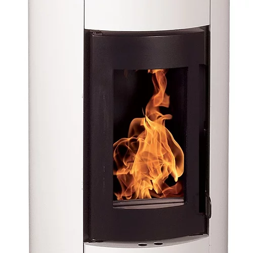 Poêle à Granulés Etanche EMAFLAM NALA 9 kW Blanc